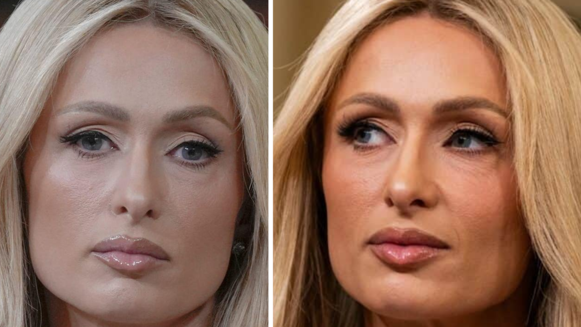 doodlebaseball paris hilton baby family-photo