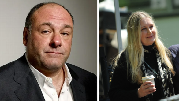 Marcy Wudarski with James Gandolfini