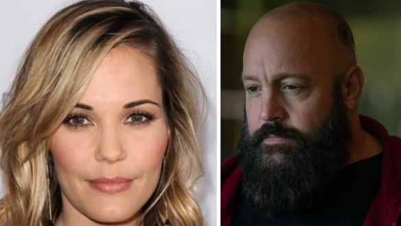 Kevin James with sister Leslie Knipfing at family event