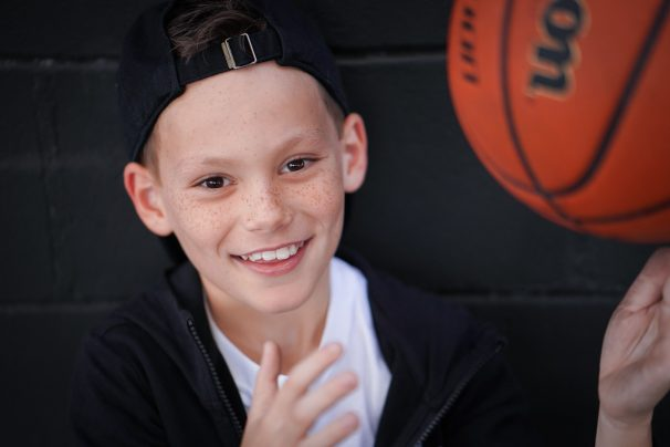 Young country singer Maddox Batson age 15 smiling during interview